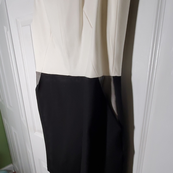 KATHERINE BARCLAY SZ 8 COLORBLOCK DRESS - Picture 3 of 9